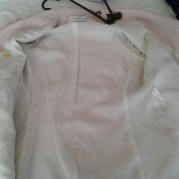 Woman light pink  suit made Paris very beautiful unique Kamosho MarinaSitban - Picture 7 of 12